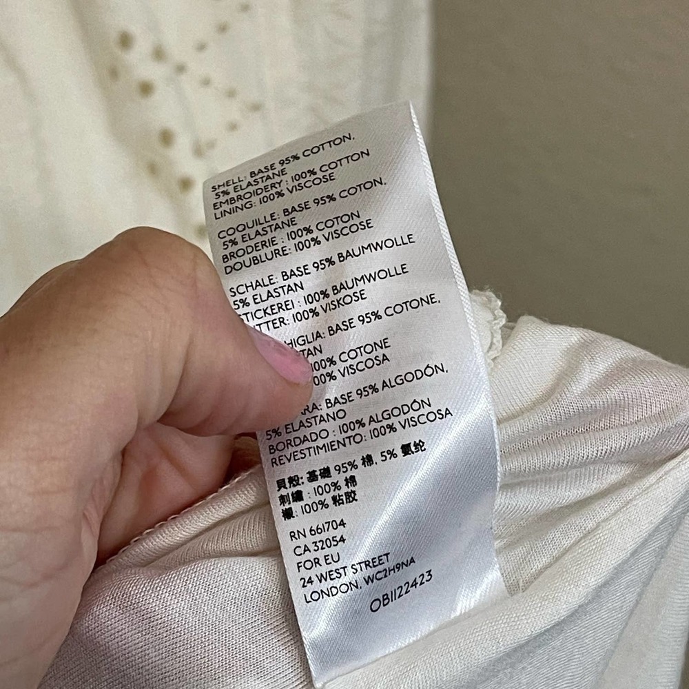Anthropologie White Eyelet Maxi Dress - Picture 15 of 16